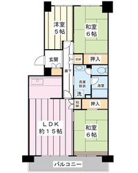 入船西エステート1号棟の物件間取画像